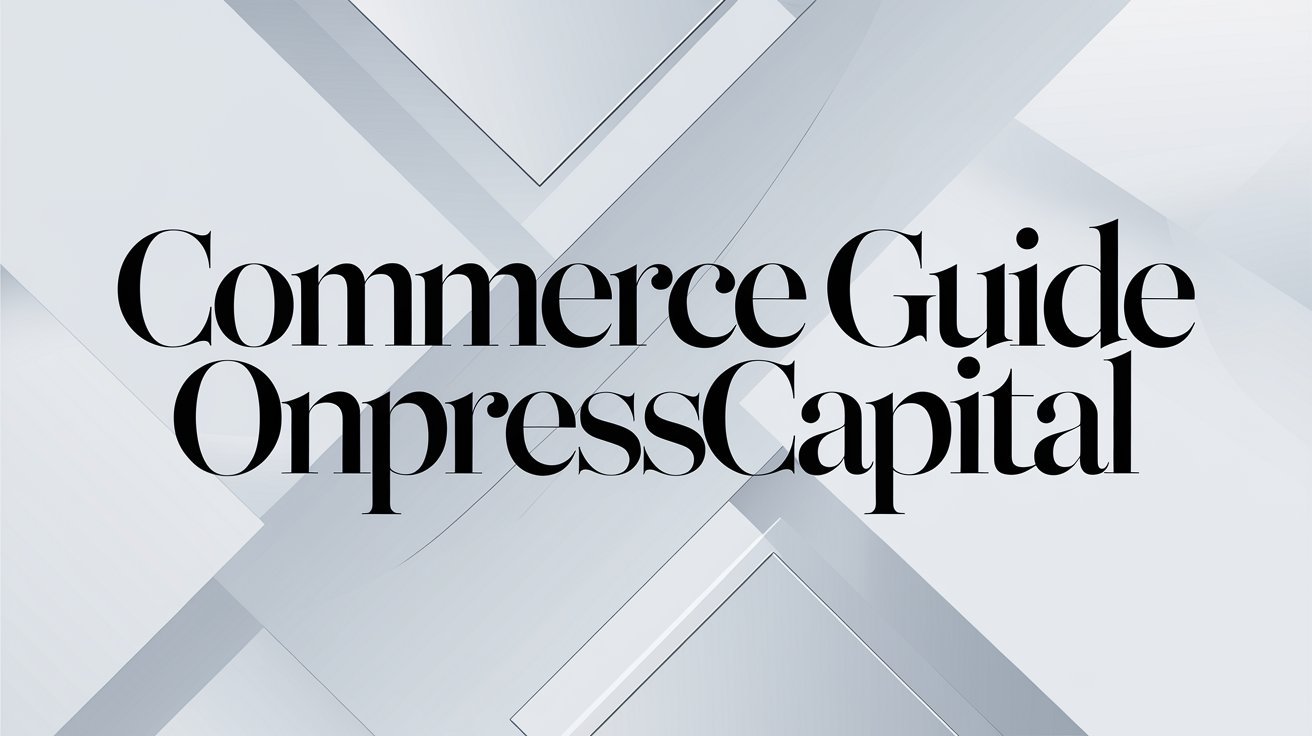 Commerce Guide OnPressCapital: What It Offers and How It Works